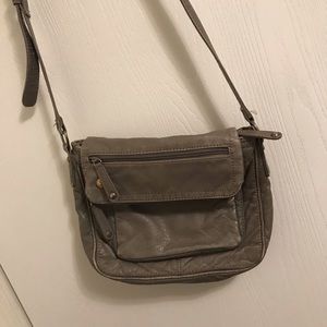 St John’s Bay Taupe Shoulder Bag GUC